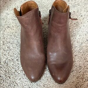 Frye leather booties